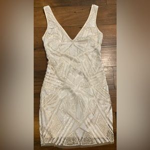 Bebe mini dress. Off white